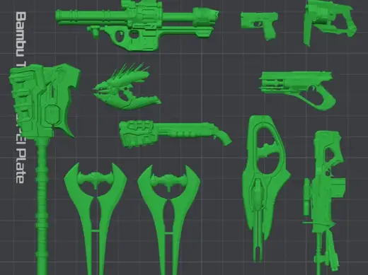 Halo Infinite Weapons Pack (1:18 Scale)