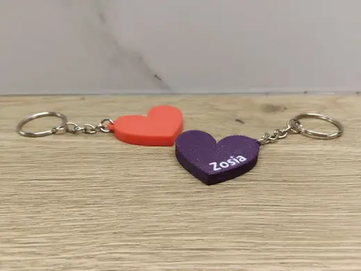 Heart keychain
