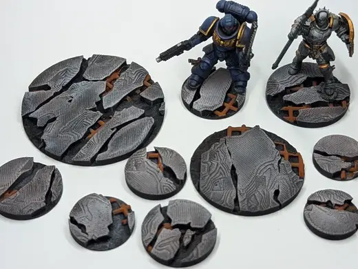 City Ruin Base Topper | many sizes |Grimdark DnD