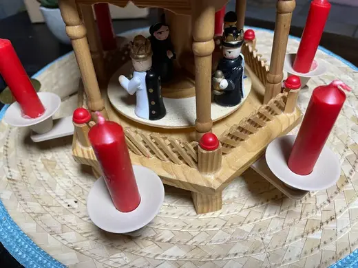Kerzenhalter Weihnachtspyramide
