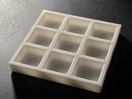 3x3 magnetic parts tray