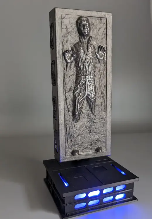 Han Solo Carbinite Stand (Black Series Figures)