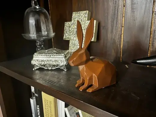 Low Poly Chocolate Easter Bunny / Rabbit / Lindt