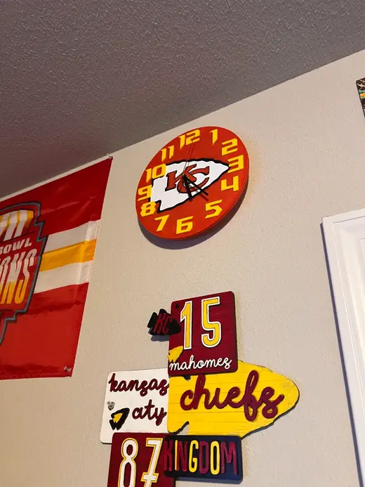 Kansas City Chief Clock