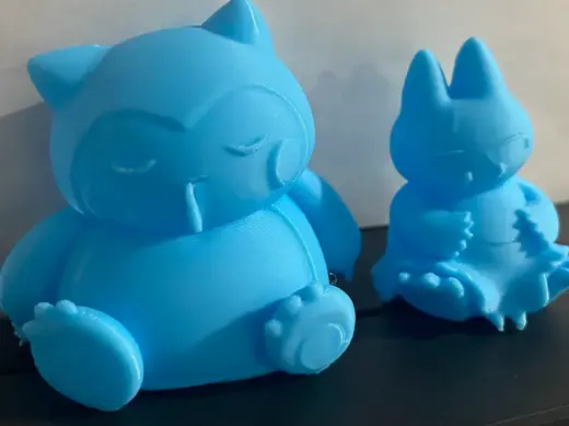 snorlax and munchlax sleeping