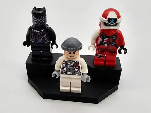 Minifig stand for 8mm brick figurines