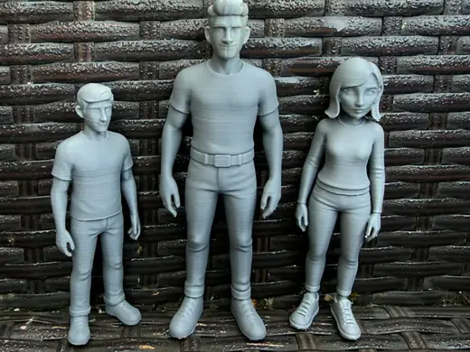 Perfect Family for a diorama or model railroad
