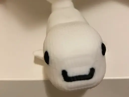 Cute Knitted Beluga
