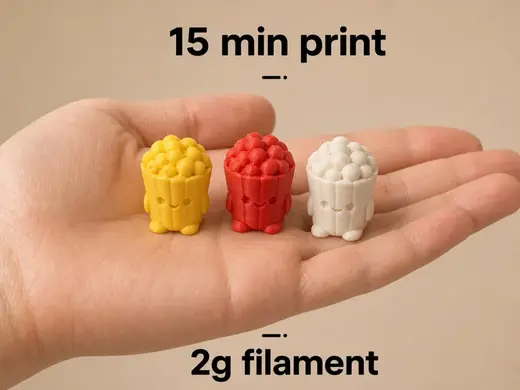 Mini Popcorn Buddy | Cute Kawaii Popcorn