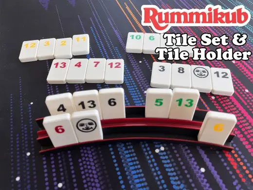 Rummikub Tile Set with Holder