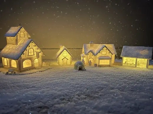 Village Féerique -Maison du Père Noël