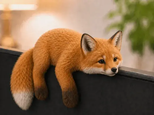 Sleepy Fox Monitor Pet