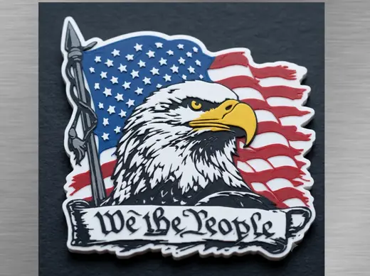 Patriotic -We The People Cutout 200x200