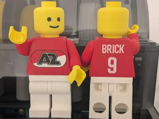Grosser Brick Man - AZ Alkmaar - 20cm
