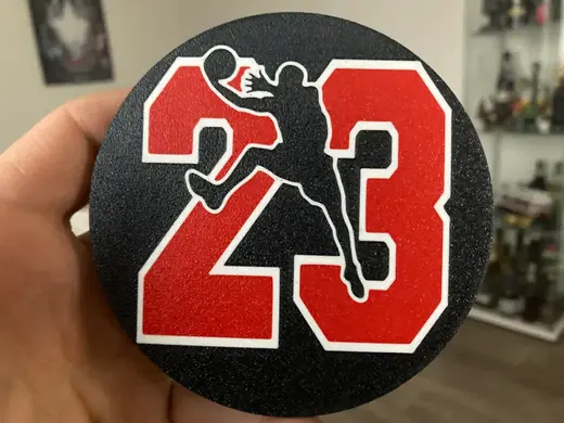 Michael Jordan 23 coaster