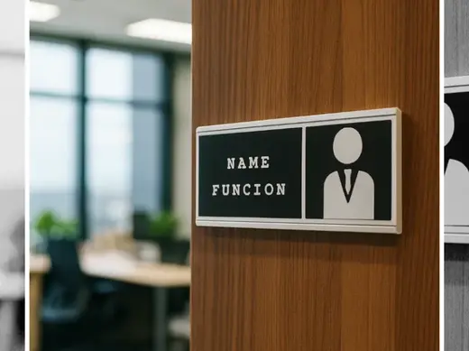 Custom Office Sign – Use on Desk or Hang on Door