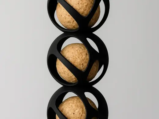 Triple Fat Ball Bird Feeder – Hanging Design