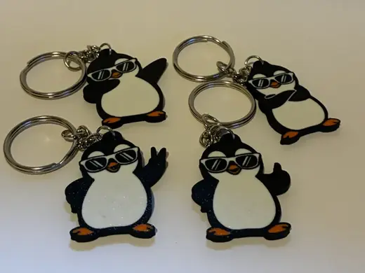 Cool Penguin Keychain Collection | 4 Styles | AMS