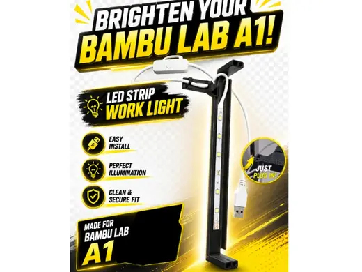 Bambu Lab A1 LED Strip Halterung