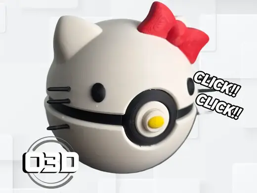 Hello Kitty Pokéball – O3D (No AMS)