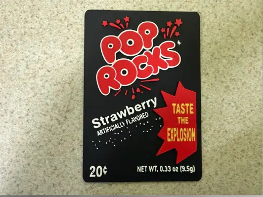 Pop Rocks -Retro Popping Candy (Strawberry )