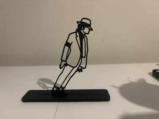 Michael Jackson "Smooth Criminal" Lean Silhouette