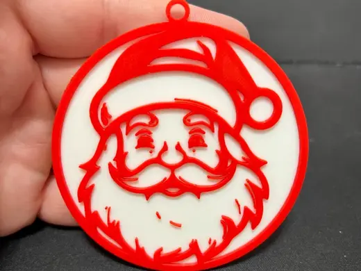 Santa Christmas Ornament