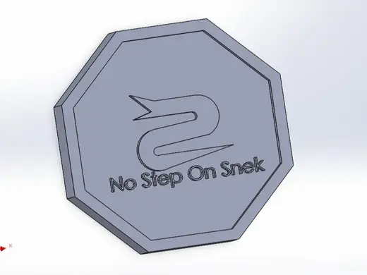 No Step On Snek Talisman