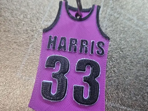 customizable basketball jersey keychain blank
