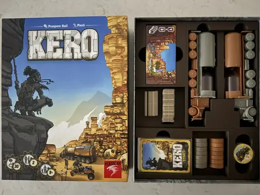 Kero Board Game Insert - Sleeved and Unsleeved