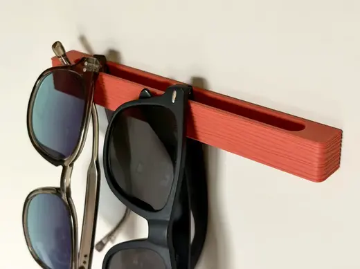 Wall Mounted Sunglasses Holder | Parametric