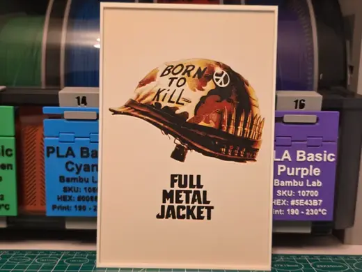 Full Metal Jacket Movie Poster - Hueforge Art