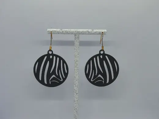Aretes Cebra Salvaje