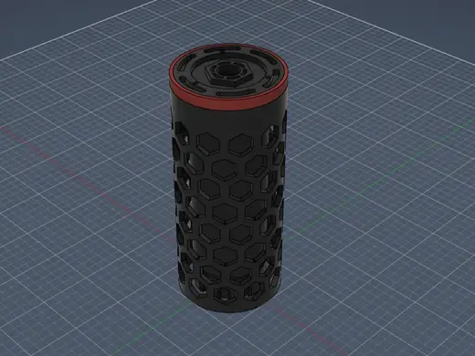 SUPRESSOR HONEYCOMB 14CCW AIRSOFT