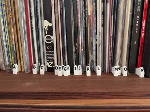 Vinyl record dividers
