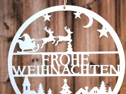 Tür Kranz Frohe Weihnachten