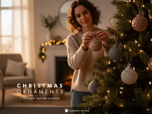 Christmas Ornaments - 7 Patterns