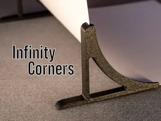 Infinity Corners - backdrop support for photos