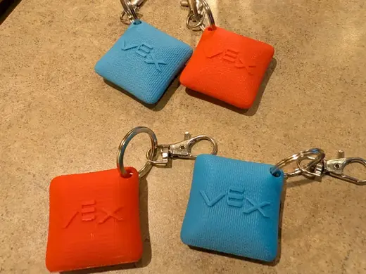 Vex IQ Level Up Bean Bag Keychain