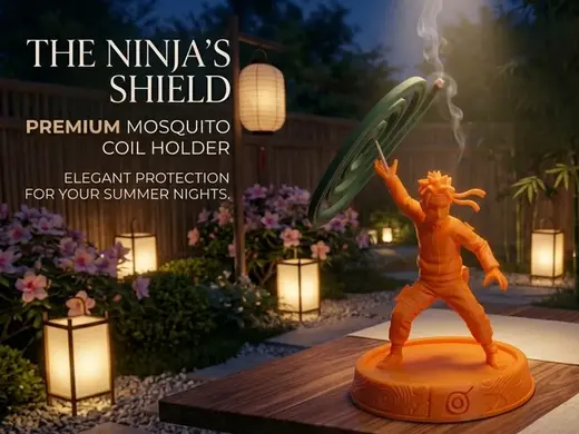 Naruto Soporte Antimosquitos Futon Rasen Shuriken
