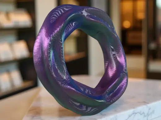 Organic bracelet, fluid jewelry