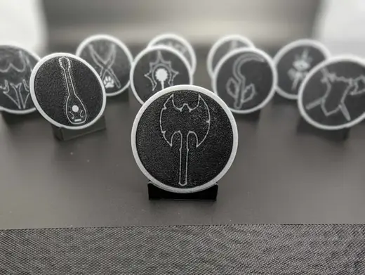Barbarian Class D&D coin