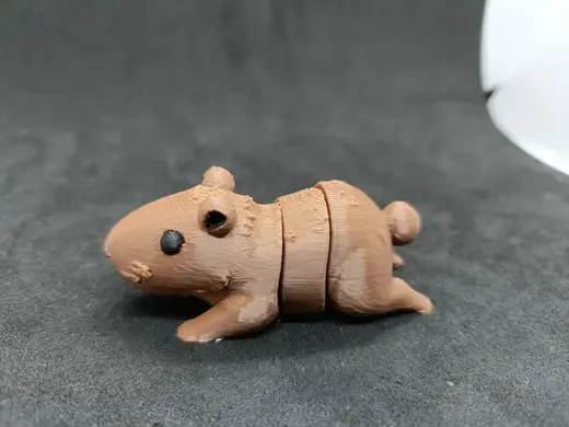 Articulated Capybara Toy Flexible Movable Figurine