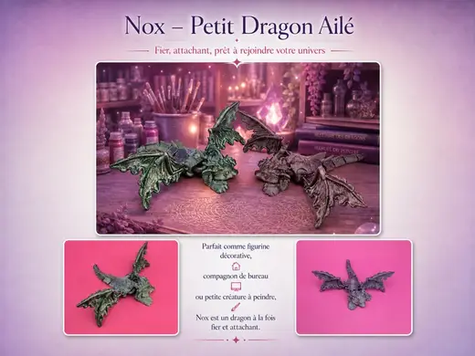 Nox – Petit Dragon Ailé