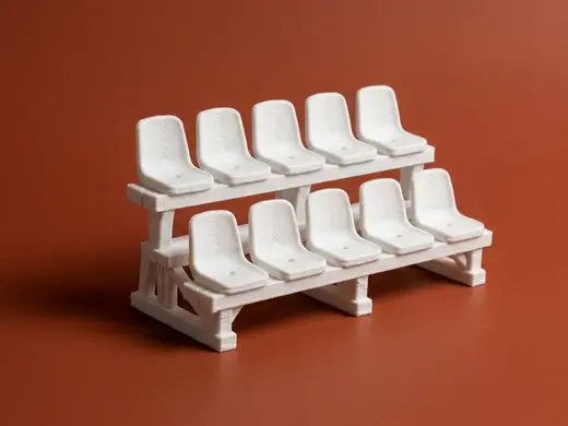Stadium Bleachers Seating 1:12 Scale