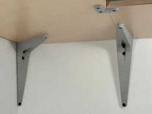 Strong Shelf Brackets with 45° Corner Bracket