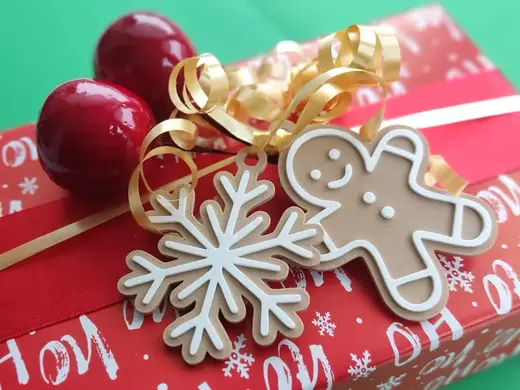 Weihnachten Geschenkanhänger & Baumschmuck 16-tlg