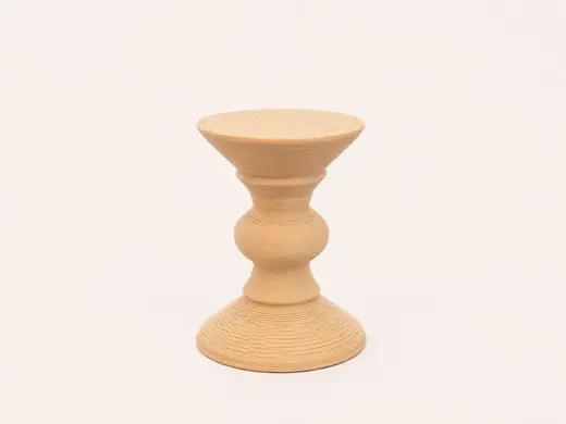 Used as a dollhouse side table or a plant stand