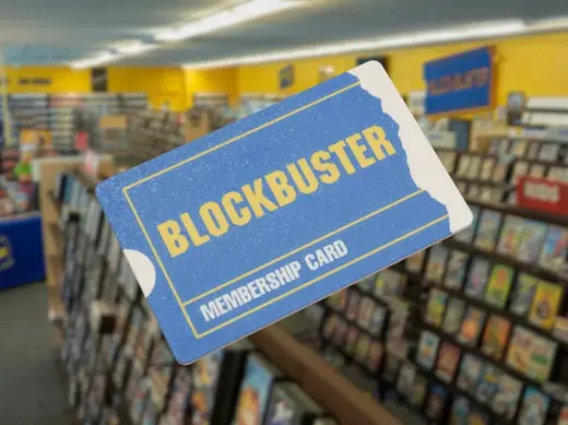 Tap-To-Pay Blockbuster Membership Card
