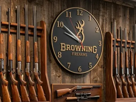 Browning Wall Clock 24cm (no AMS)